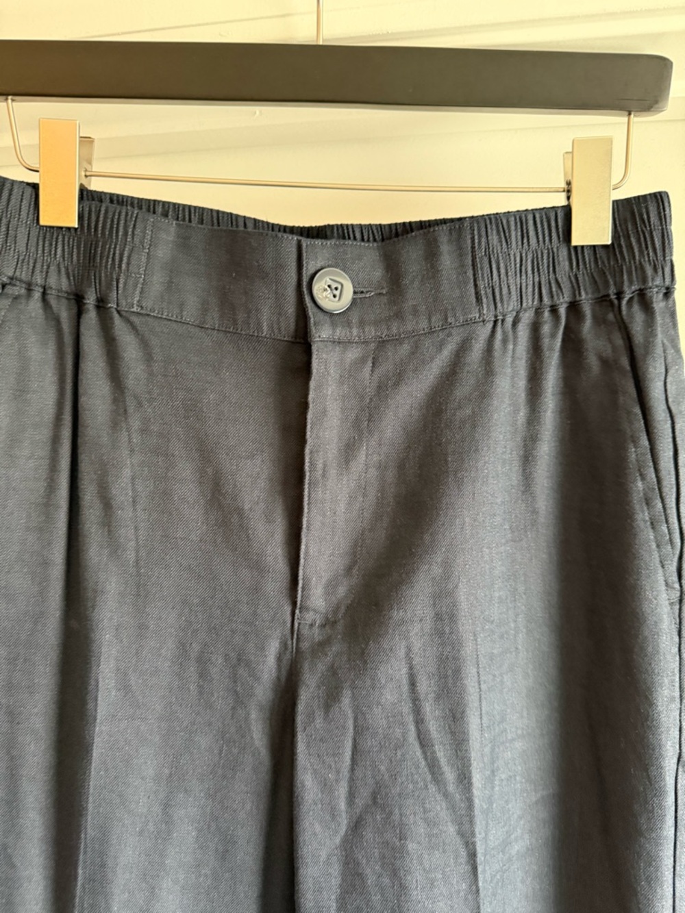 CAbi Navy linen blend trousers #6425, size S - Picture 4 of 7